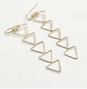 Kapa Print Spear Earrings