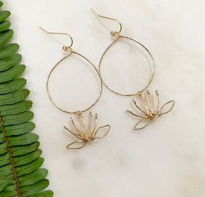 Lehua Charm Earrings