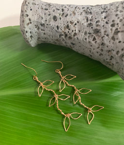 Ti-leaf Lei Earrings